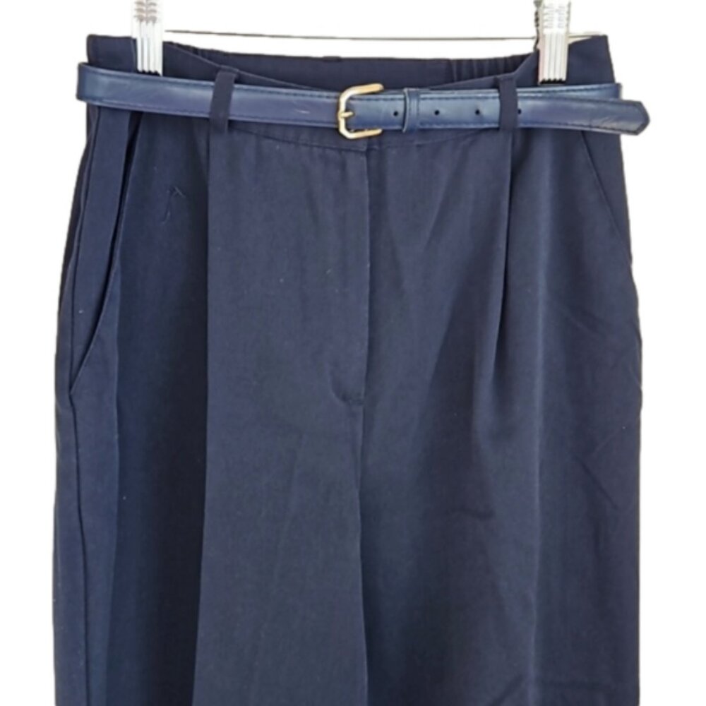 Liz Baker Navy Slacks 4P